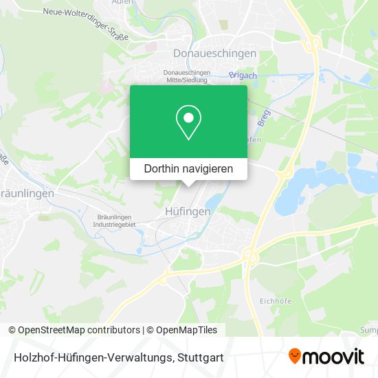 Holzhof-Hüfingen-Verwaltungs Karte