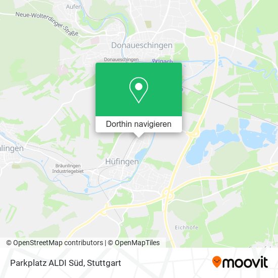 Parkplatz ALDI Süd Karte