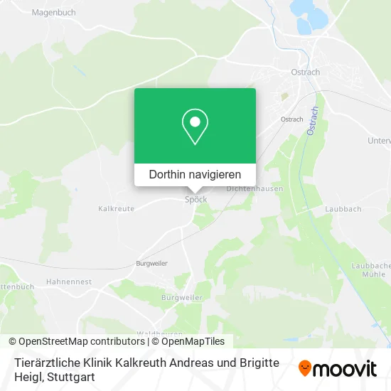 Tierärztliche Klinik Kalkreuth Andreas und Brigitte Heigl Karte