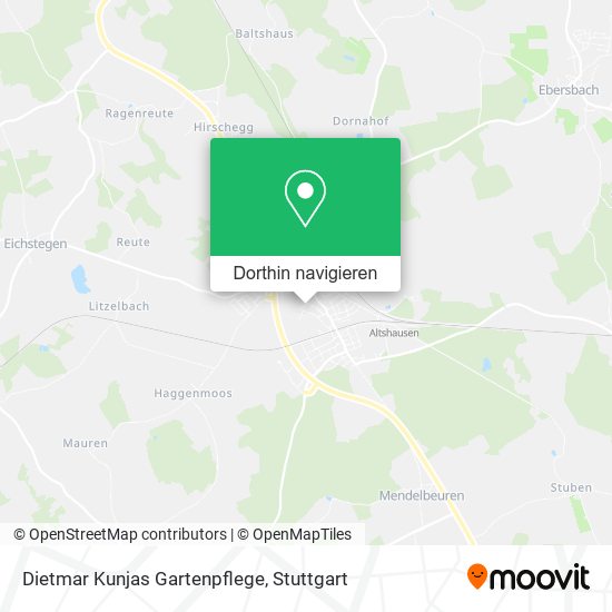 Dietmar Kunjas Gartenpflege Karte