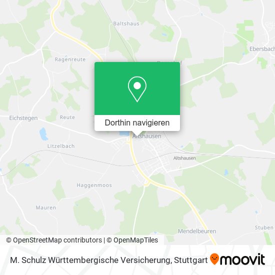 M. Schulz Württembergische Versicherung Karte
