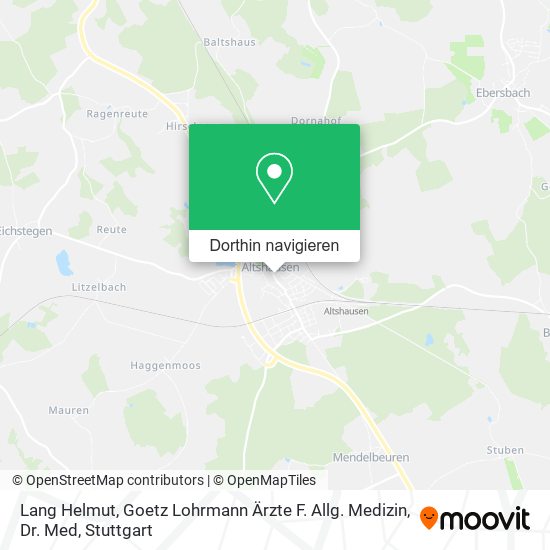 Lang Helmut, Goetz Lohrmann Ärzte F. Allg. Medizin, Dr. Med Karte