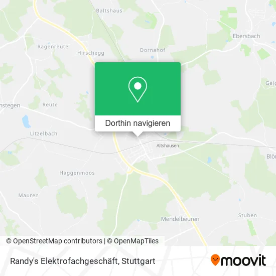 Randy's Elektrofachgeschäft Karte