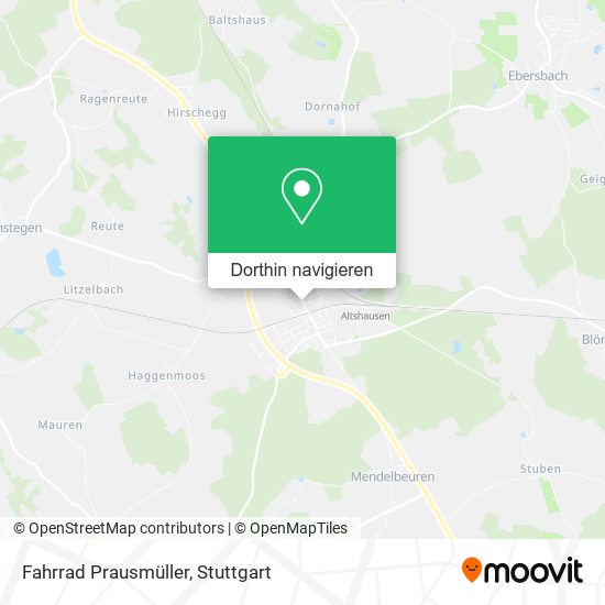 Fahrrad Prausmüller Karte