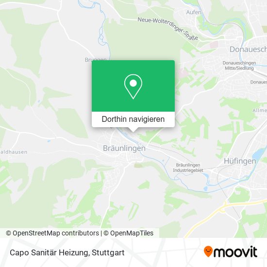 Capo Sanitär Heizung Karte