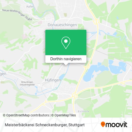 Meisterbäckerei Schneckenburger Karte