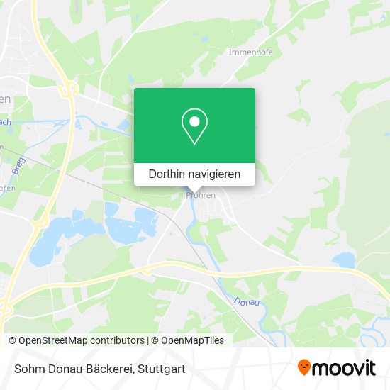 Sohm Donau-Bäckerei Karte