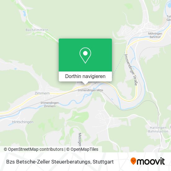Bzs Betsche-Zeller Steuerberatungs Karte
