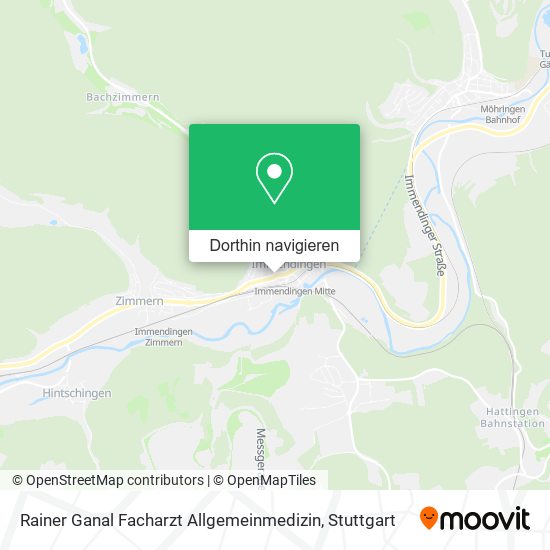 Rainer Ganal Facharzt Allgemeinmedizin Karte