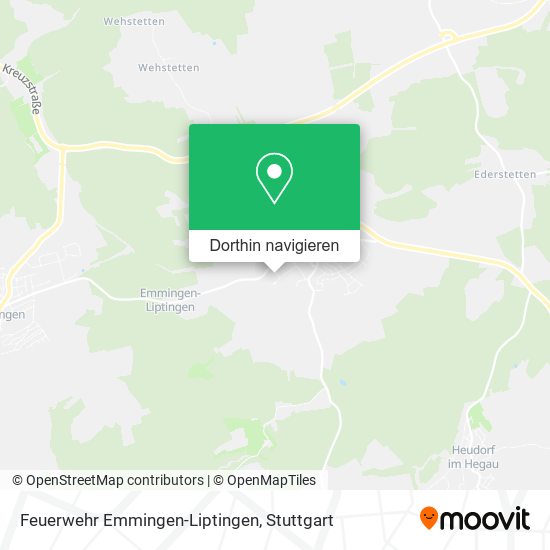Feuerwehr Emmingen-Liptingen Karte