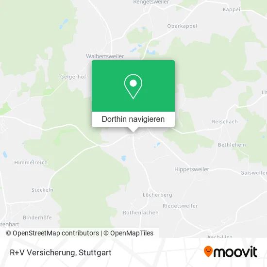 R+V Versicherung Karte