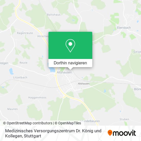 Medizinisches Versorgungszentrum Dr. König und Kollegen Karte