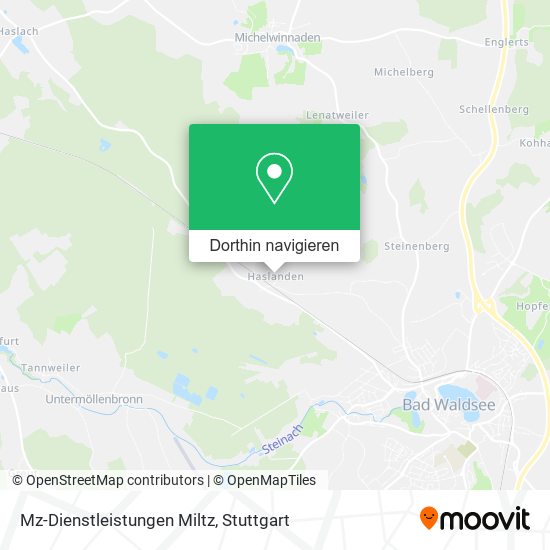 Mz-Dienstleistungen Miltz Karte