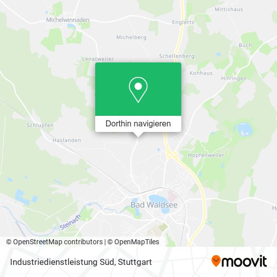 Industriedienstleistung Süd Karte