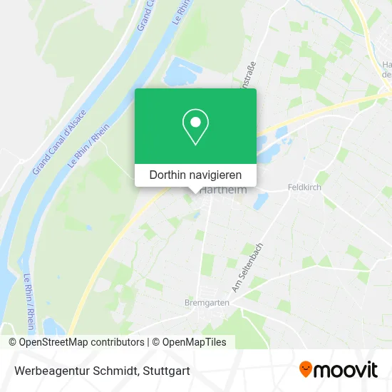 Werbeagentur Schmidt Karte