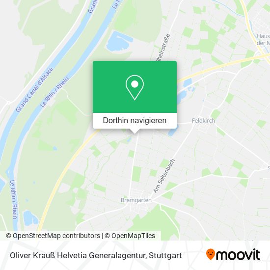 Oliver Krauß Helvetia Generalagentur Karte
