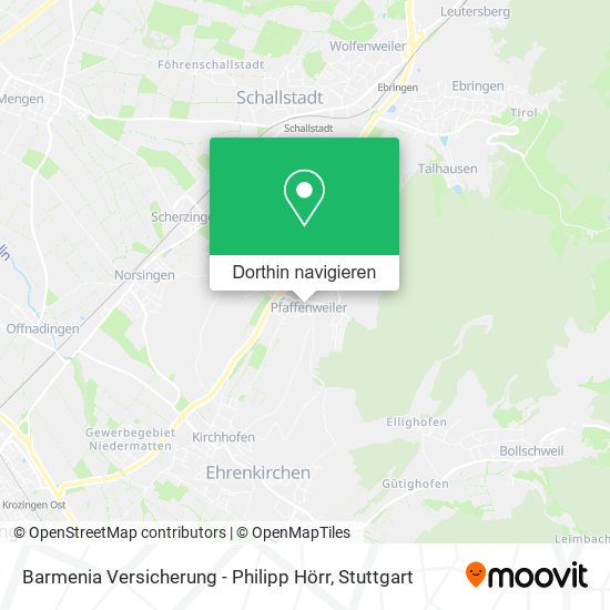 Barmenia Versicherung - Philipp Hörr Karte