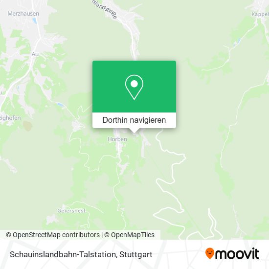 Schauinslandbahn-Talstation Karte