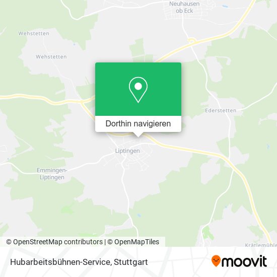 Hubarbeitsbühnen-Service Karte