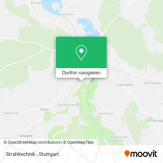 Strahltechnik- Karte