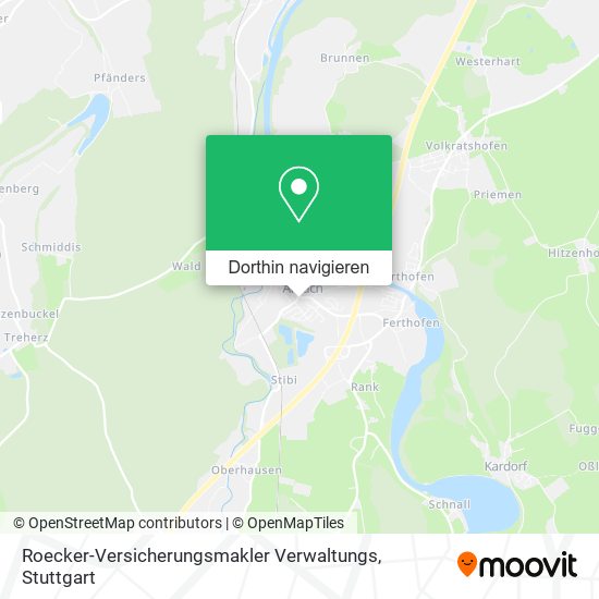 Roecker-Versicherungsmakler Verwaltungs Karte