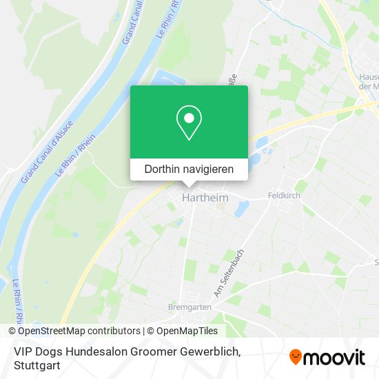 VIP Dogs Hundesalon Groomer Gewerblich Karte