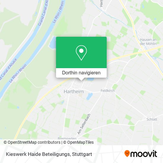 Kieswerk Haide Beteiligungs Karte