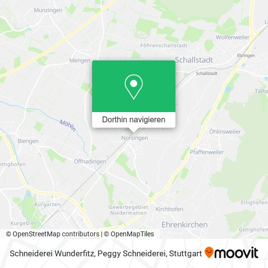 Schneiderei Wunderfitz, Peggy Schneiderei Karte