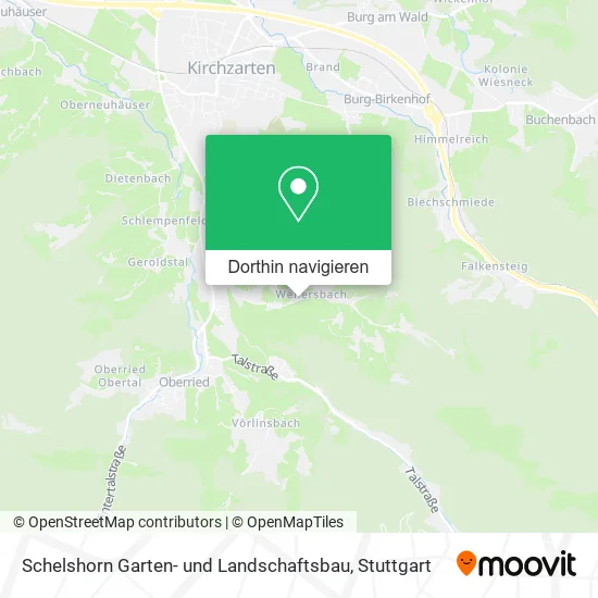 Schelshorn Garten- und Landschaftsbau Karte