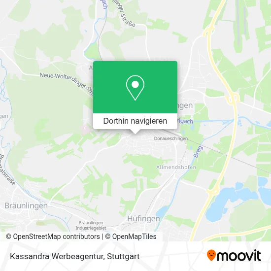 Kassandra Werbeagentur Karte