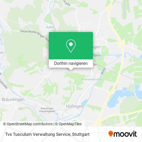 Tvs Tusculum Verwaltung Service Karte