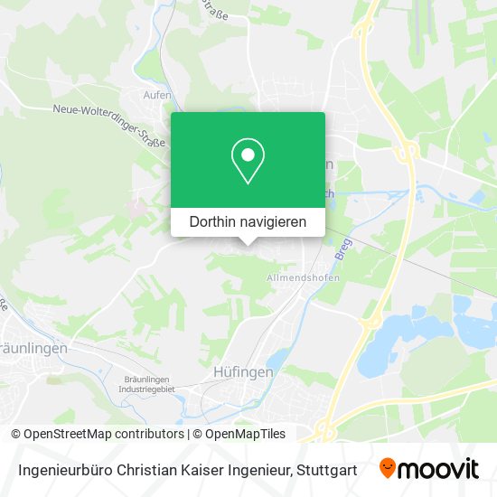 Ingenieurbüro Christian Kaiser Ingenieur Karte