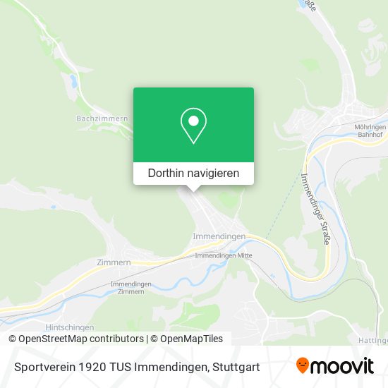 Sportverein 1920 TUS Immendingen Karte