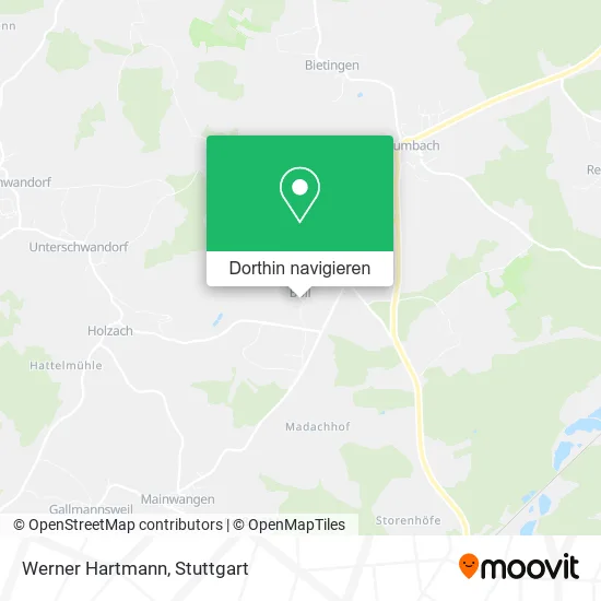 Werner Hartmann Karte