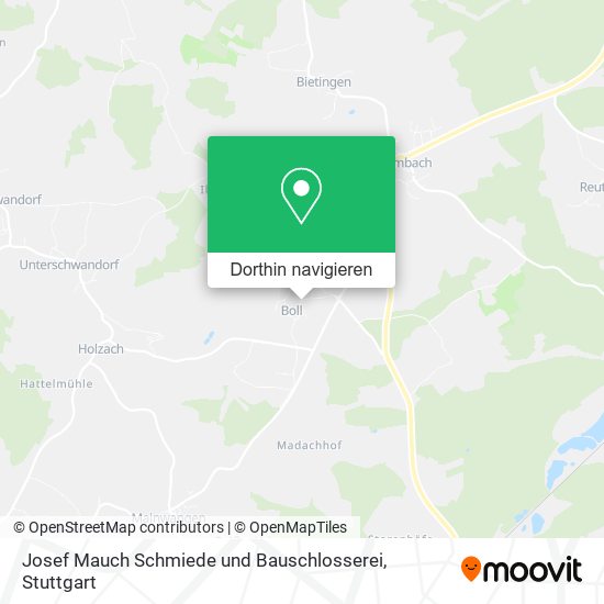 Josef Mauch Schmiede und Bauschlosserei Karte