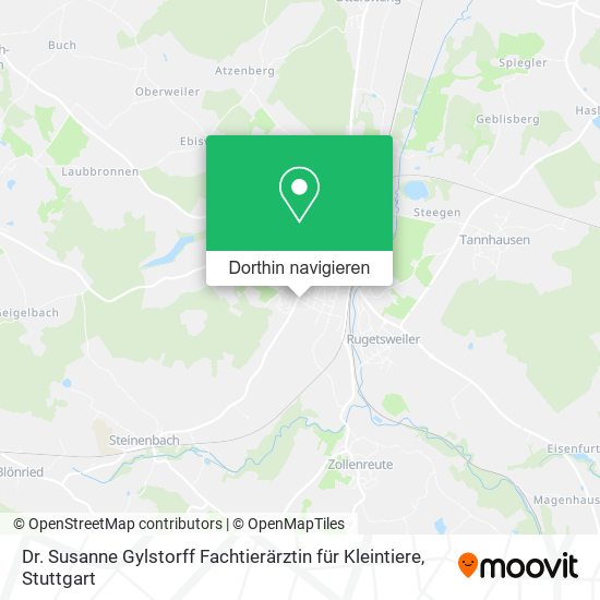 Dr. Susanne Gylstorff Fachtierärztin für Kleintiere Karte