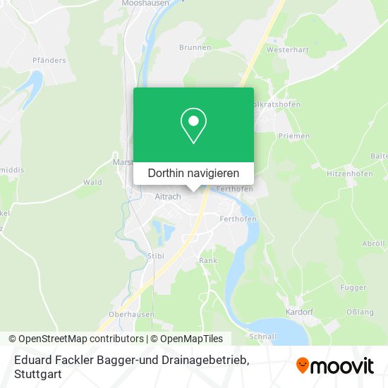 Eduard Fackler Bagger-und Drainagebetrieb Karte