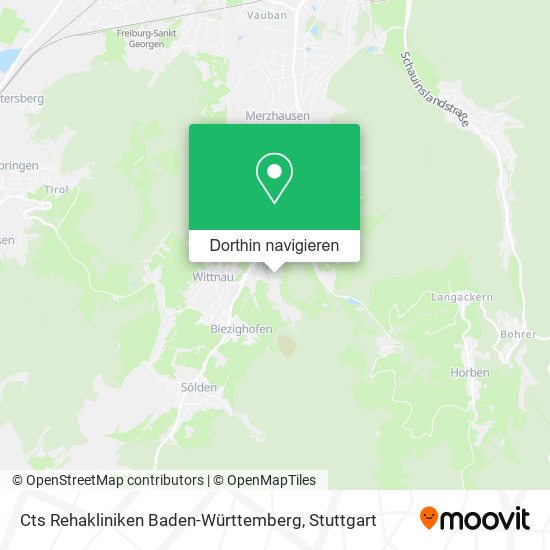 Cts Rehakliniken Baden-Württemberg Karte