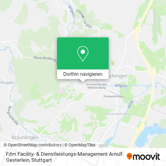 Fdm Facility- & Dienstleistungs-Management Arnulf Oesterlein Karte
