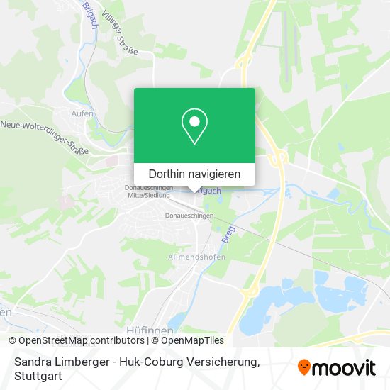 Sandra Limberger - Huk-Coburg Versicherung Karte