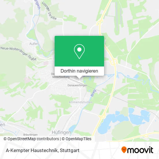 A-Kempter Haustechnik Karte