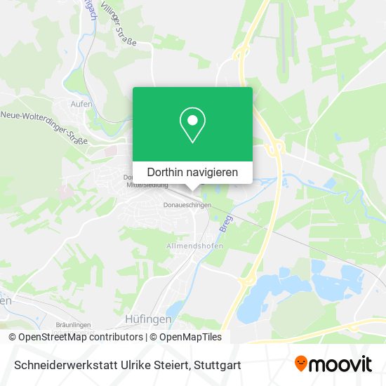 Schneiderwerkstatt Ulrike Steiert Karte