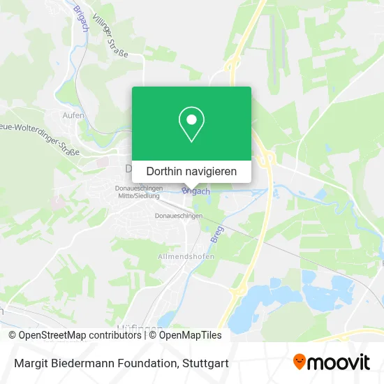 Margit Biedermann Foundation Karte
