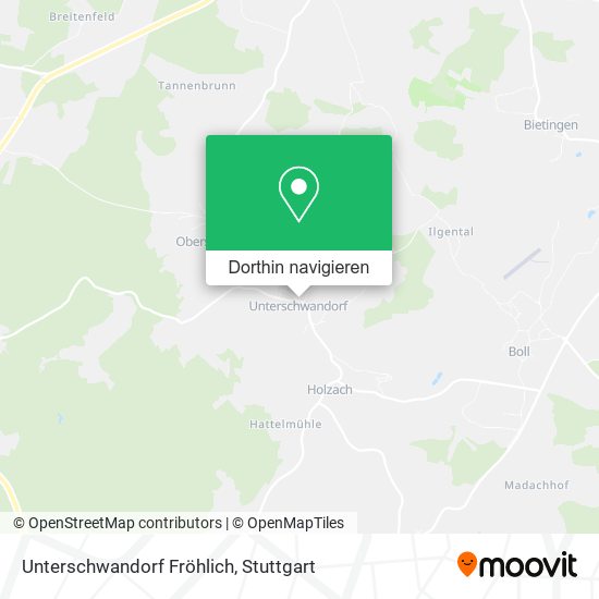 Unterschwandorf Fröhlich Karte