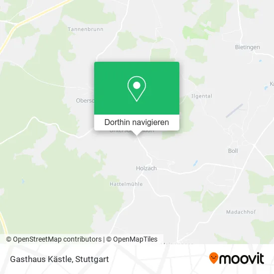 Gasthaus Kästle Karte