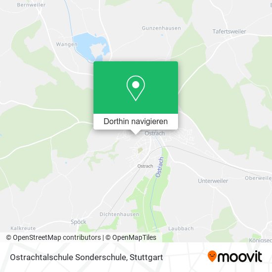Ostrachtalschule Sonderschule Karte