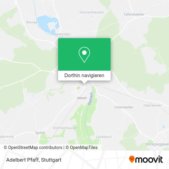 Adelbert Pfaff Karte