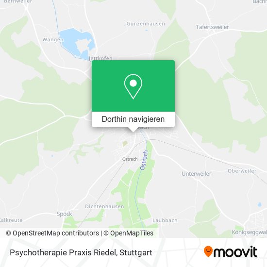 Psychotherapie Praxis Riedel Karte