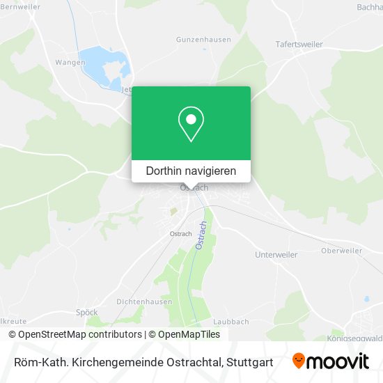 Röm-Kath. Kirchengemeinde Ostrachtal Karte