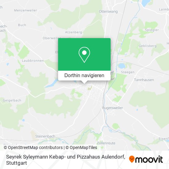 Seyrek Syleymann Kebap- und Pizzahaus Aulendorf Karte